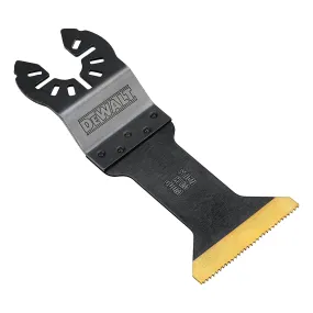 DEWALT Oscillating Tool Blade For Wood with Nails, Wide, Titanium