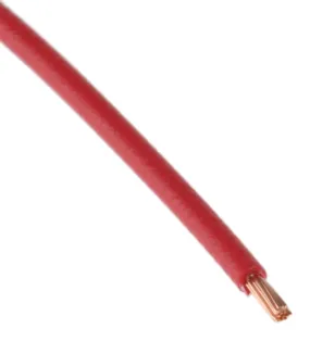 TE Connectivity ACW Series Red 0.5 mm² Automotive Wire, 19/0.19 mm, 100m, ACW0219-0.50-2